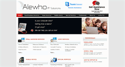 Desktop Screenshot of alewho.com